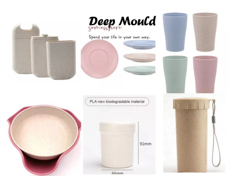 Deep Mould PLA degradable plastic parts 1